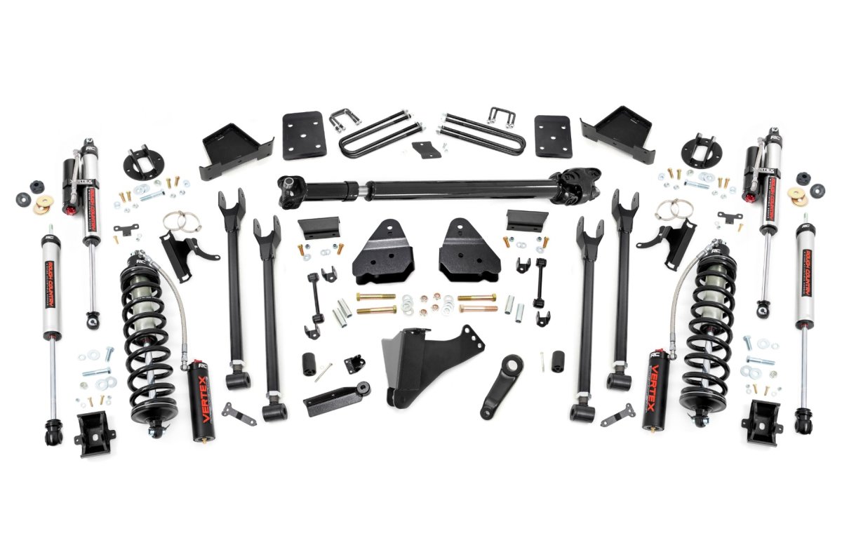 Ford F-250 Super Duty Suspension Lift Kit - Rough Country - 6 Inch Lift Kit | 4-Link | D/S | C/O Vertex - '17-'22
